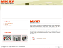 Tablet Screenshot of mkaypowercontrols.com